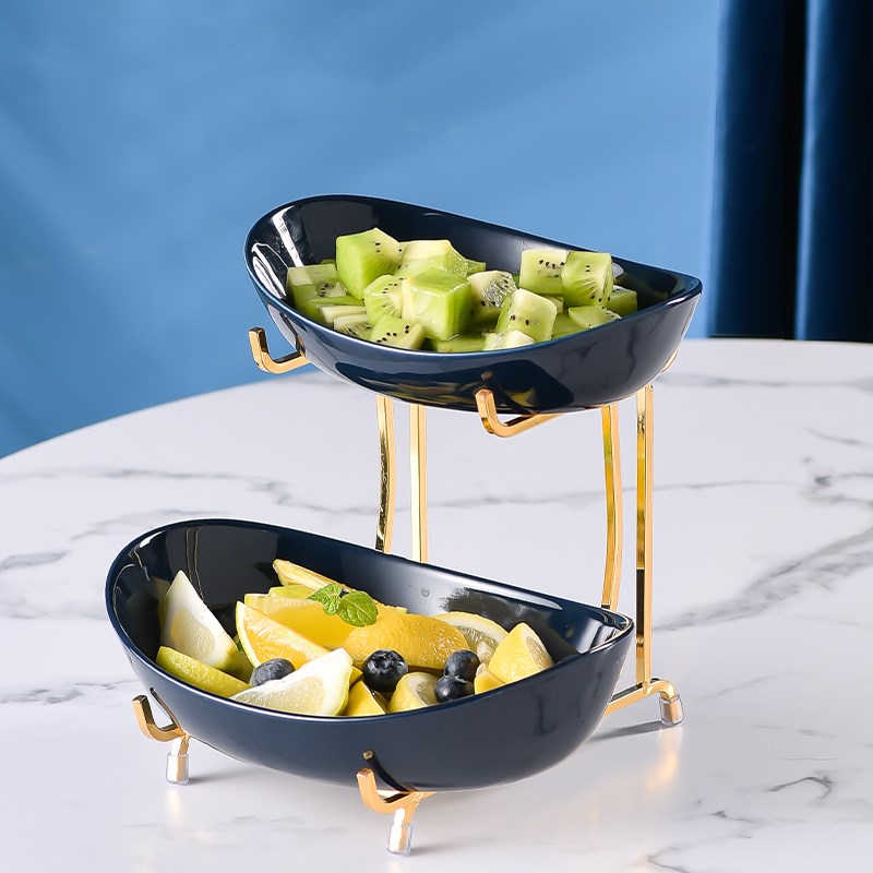 Living Room Ceramic Fruit Plate Home Creativity E