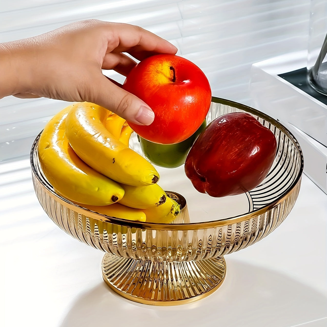 1pc, Fruit Tray, Fruit Stand, Plastic Fruit Fray, Decorative Dessert Tray, Household Snack Tray, Cake Tray, Nut Tray, Fruit Plate, Tray For Living Room Kitchen Wedding Party