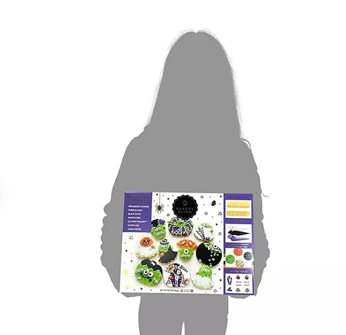 Halloween Cookie Decorating Kit PreBaked Cookies Decorative Supplies dealsjust