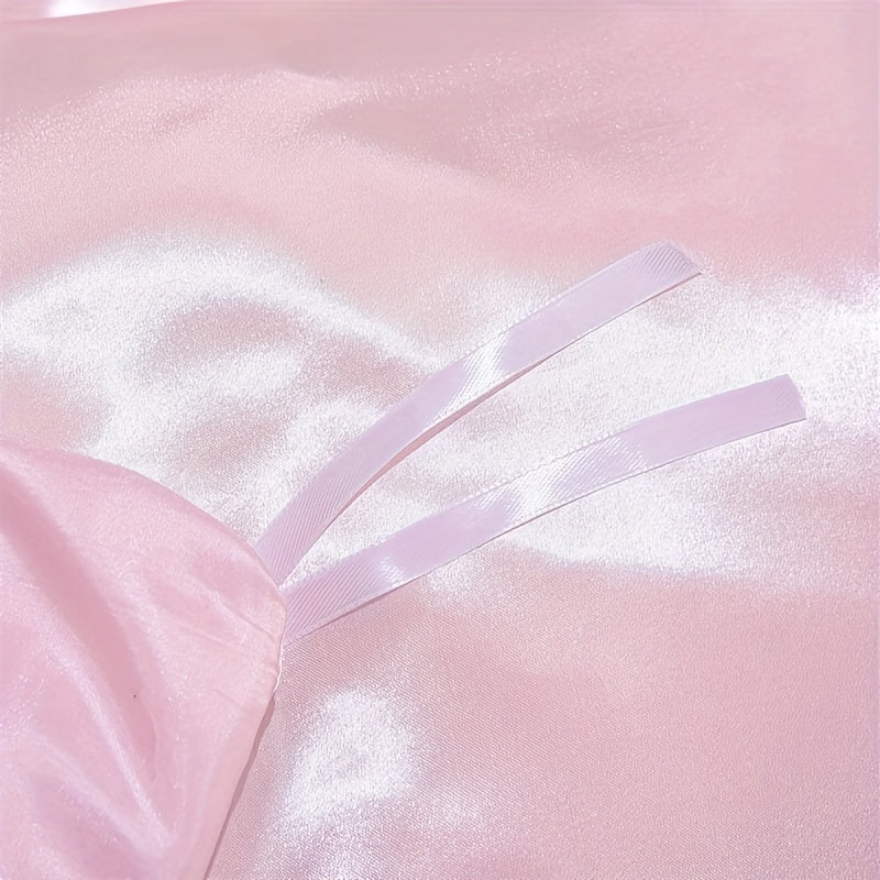 3-Piece Luxurious Satin Duvet Cover Set - Perfect for Weddings & Guest Rooms!