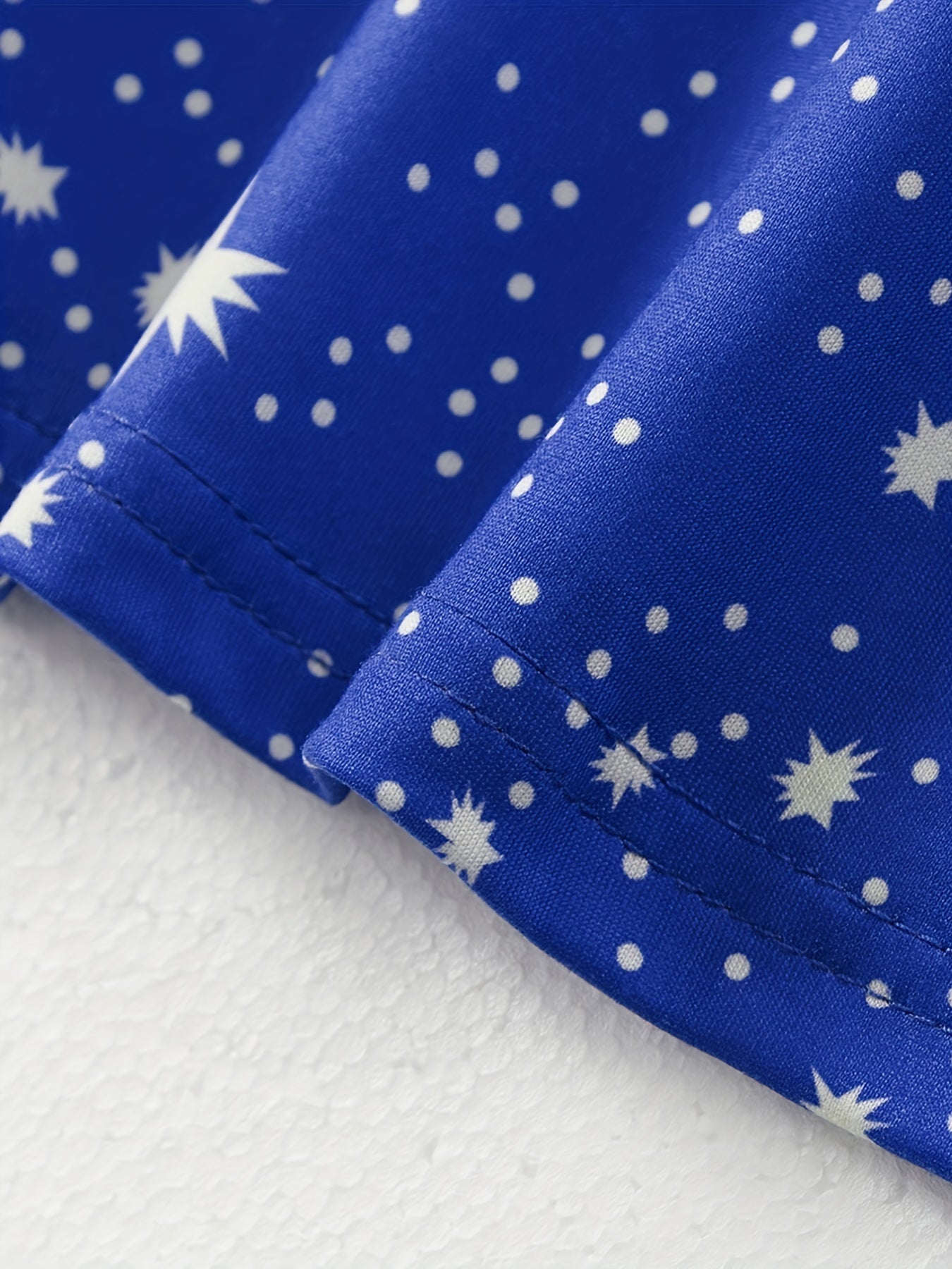 Galaxy Print PlusSize Pajama Set