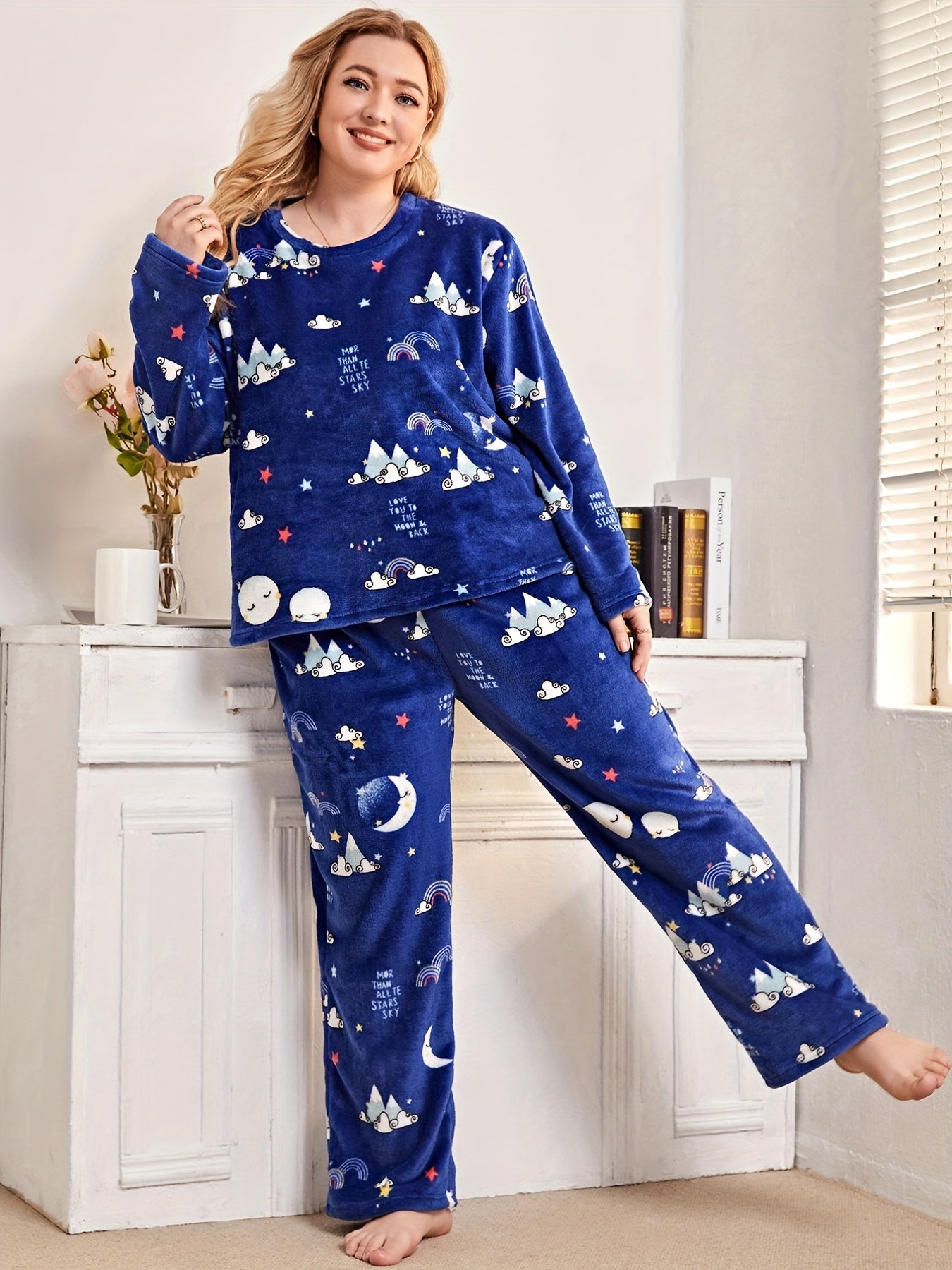 Chic Plus Size Pajama Set