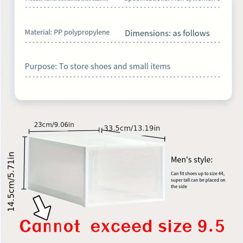 12pcs Thickened Plastic Shoes Boxes, Transparent Easy Assembly Shoes Organizer, Dustproof PP Shoes Box For Men And Women, Side Opening Door Shoes Cabinet, High Quality Shoes Storage Box