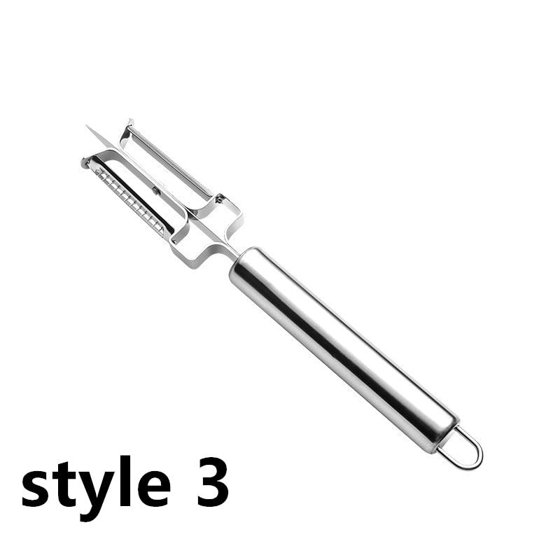 High Quality Stainless Steel Potato Cucumber Carrot Grater Julienne Peeler Vegetables Fruit Peeler Double Planing Grater Tools China style 3