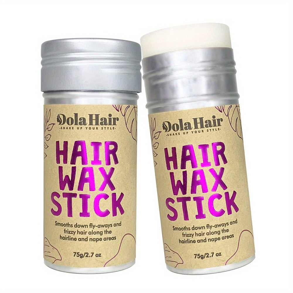Hair Wax Stick For Flyaways, Hair Styling Wax For Smooth Wigs, Slick Stick For Hair Non-greasy Styling Hair Pomade Stick For Flyaways Edge & Frizz Hair ,Hair Wax Stick For Kids Two Pack Wax