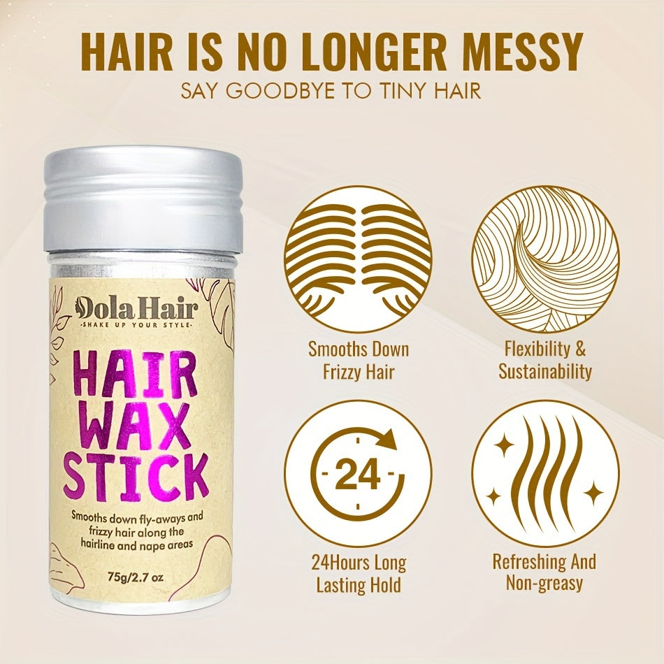 Hair Wax Stick For Flyaways, Hair Styling Wax For Smooth Wigs, Slick Stick For Hair Non-greasy Styling Hair Pomade Stick For Flyaways Edge & Frizz Hair ,Hair Wax Stick For Kids