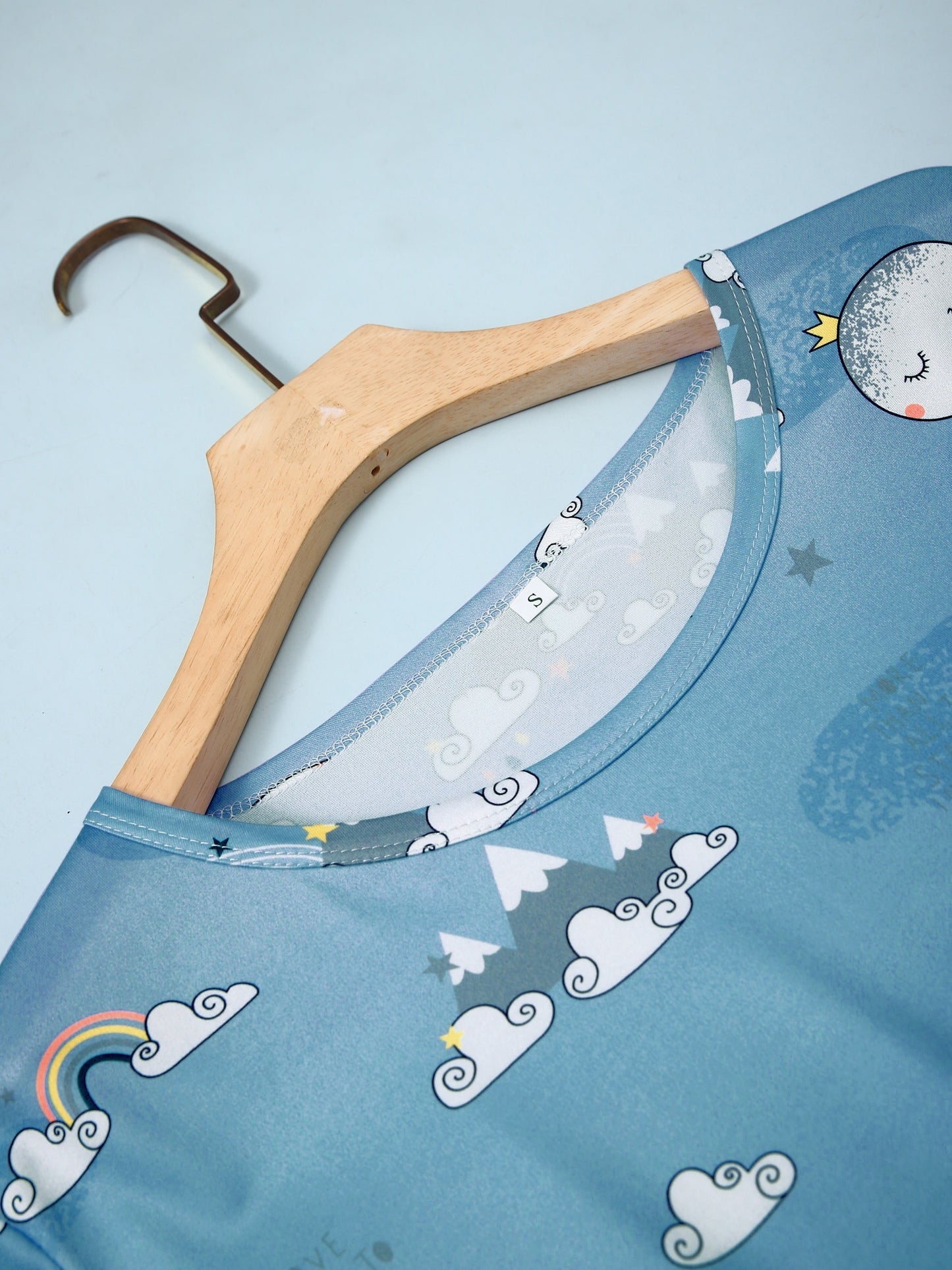 Charming Rainbow Moon Womens Pajamas