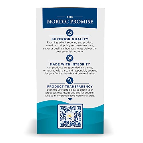 Nordic Naturals Ultimate Omega, Lemon Flavor - 210 Soft Gels - 1280 mg Omega-3 - High-Potency Omega-3 Fish Oil with EPA & DHA - Promotes Brain & Heart Health - Non-GMO - 105 Servings