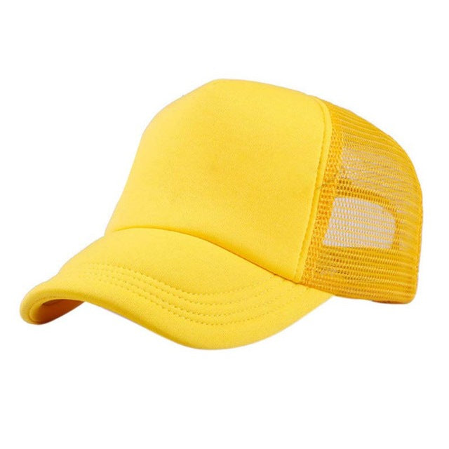 Ship From USA Baseball Cap Boys Girls Snapback Hip Hop Fashion Hat Kids Peaked Hats Yellow United States