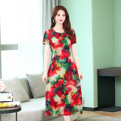 Summer Dress New 2019 Plus size cotton Elegant 12