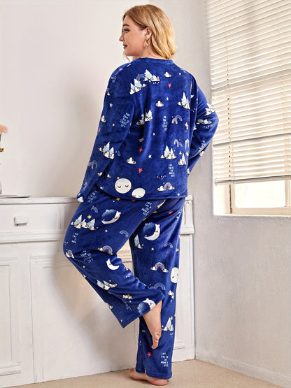 Chic Plus Size Pajama Set