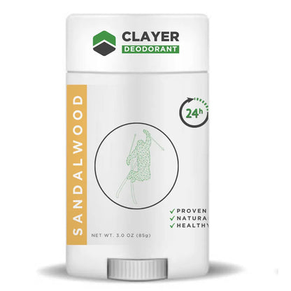 Natural Deodorant - Skiers - 3.35 OZ - NEW FORMULA CLAYER