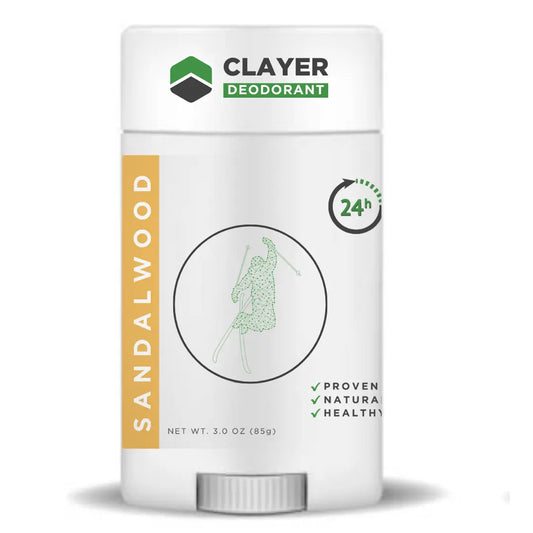 Natural Deodorant - Skiers - 3.35 OZ - NEW FORMULA CLAYER