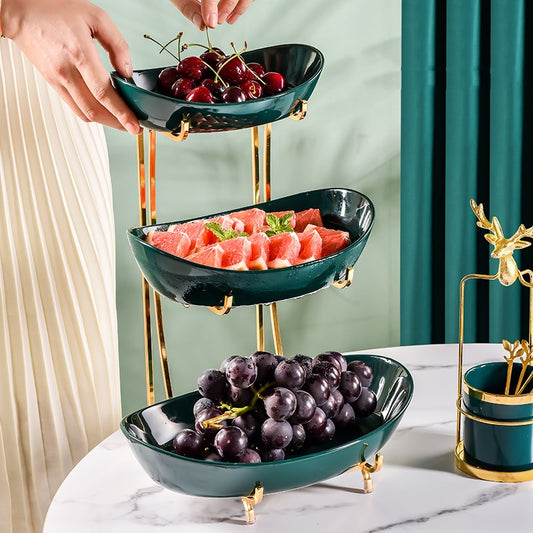 Living Room Ceramic Fruit Plate Home Creativity A