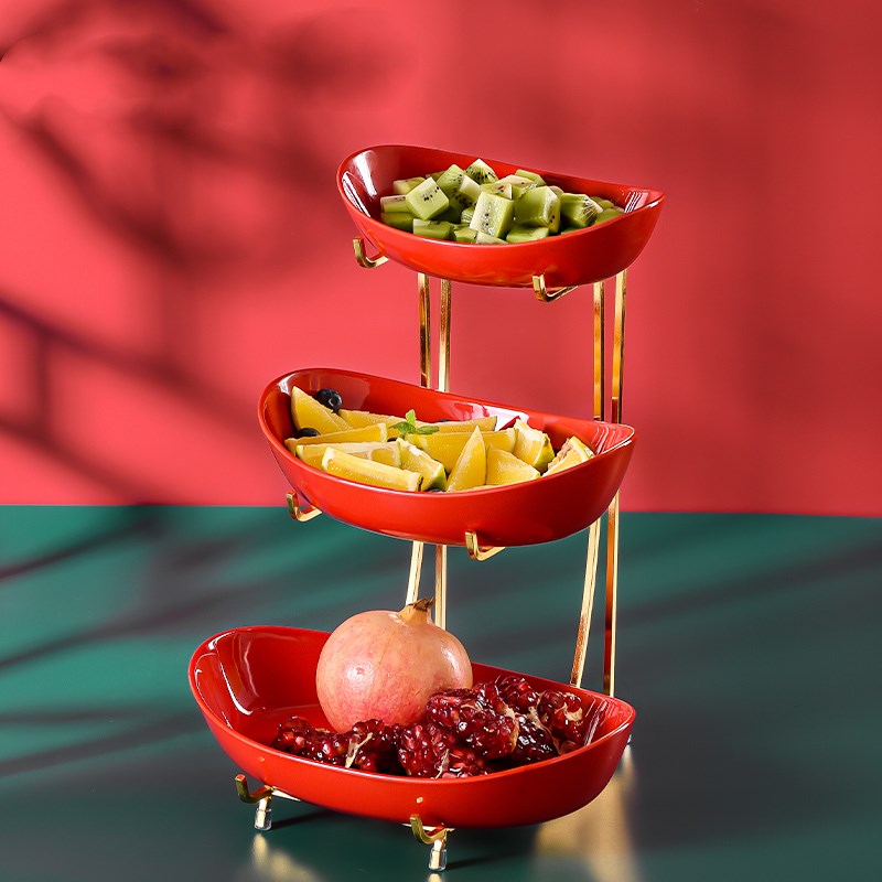Living Room Ceramic Fruit Plate Home Creativity D