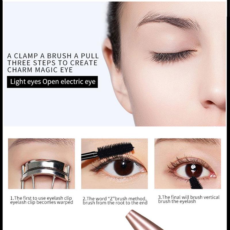 Slim And Thick Curls Waterproof Sweat-proof No Blooming Blow-through Bottle Mascara,12ml