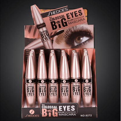 Slim And Thick Curls Waterproof Sweat-proof No Blooming Blow-through Bottle Mascara,12ml