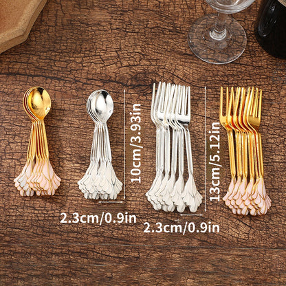 European Light Luxury Swan Spoon Holder, Golden And Silver Swan Frame, Swan Decoration, Alloy Handicraft