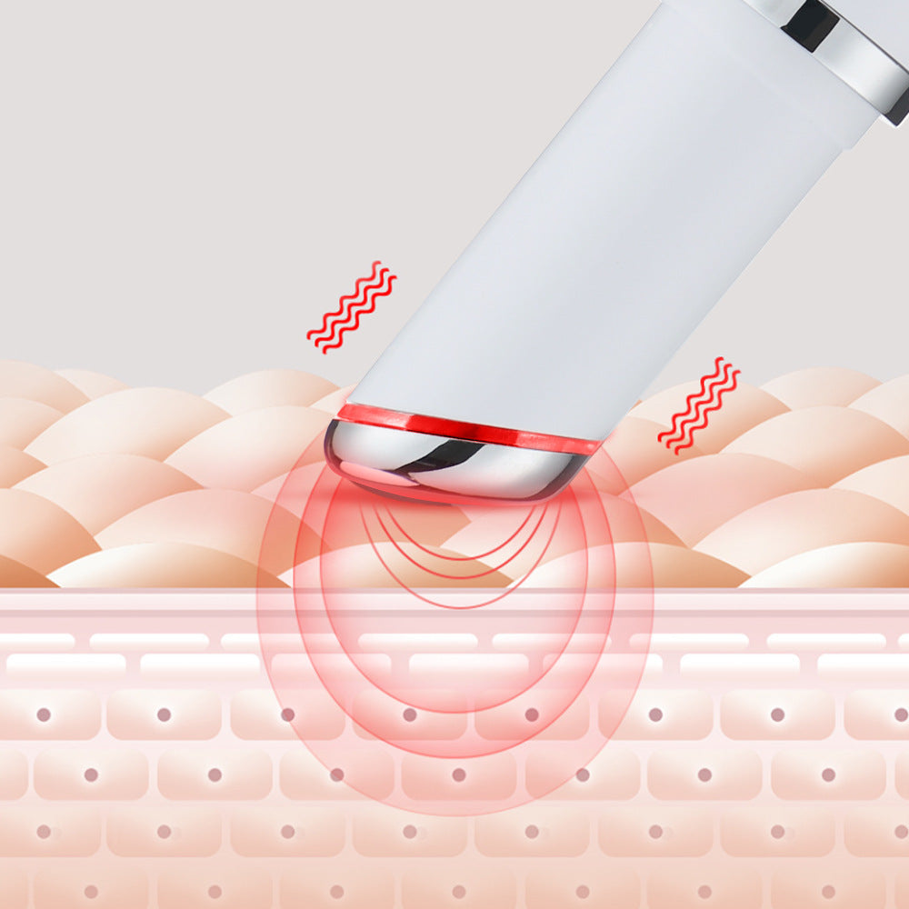 Eye Beauty Instrument, Eye Heating Massage Pen, Vibration Introduction Instrument Remove Dark Circles Eye Marks Beauty Instrument