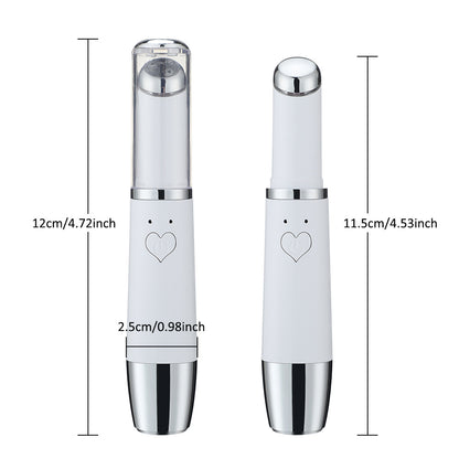 Eye Beauty Instrument, Eye Heating Massage Pen, Vibration Introduction Instrument Remove Dark Circles Eye Marks Beauty Instrument