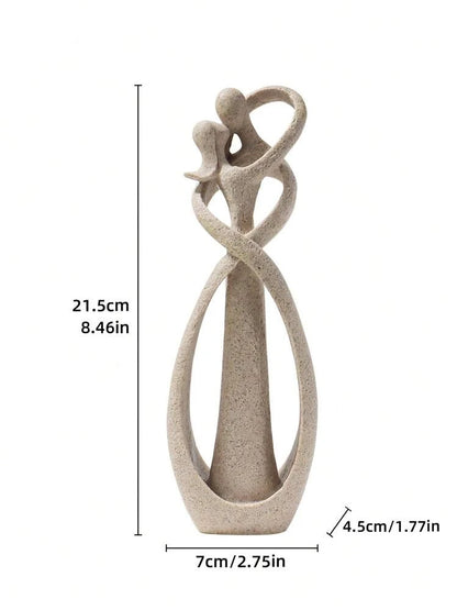 1pc Polyresin Decoration Craft, Figure Design Decoration Object For Home