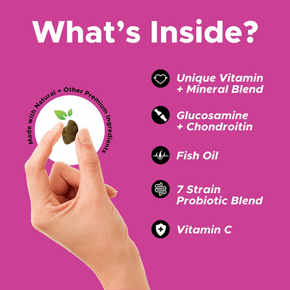 Comprehensive 10-in-1 Dog Multivitamin - Essential Supplements for All Breeds