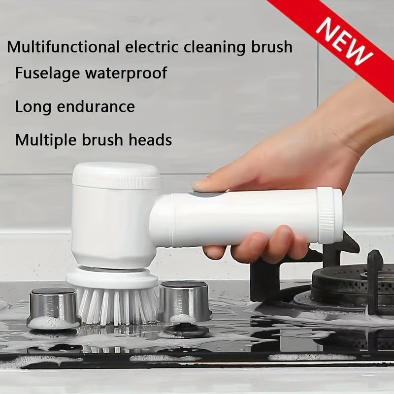 Wireless Electric Cleaning Brush, Housework Kitchen Dishwashing Brush, For Bathtub Tile Cleaning