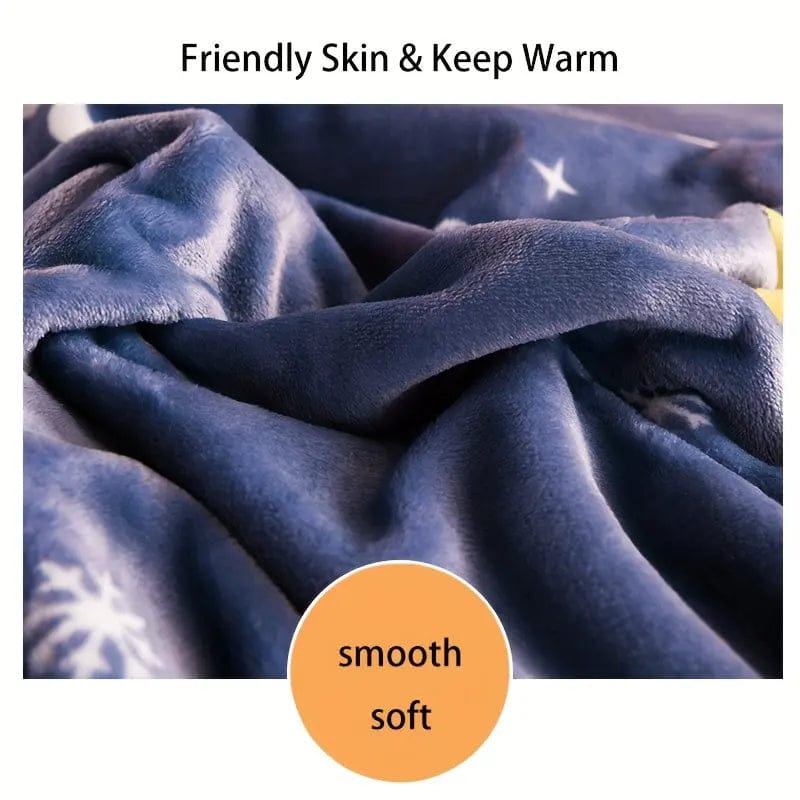 1pc Coral Velvet Blanket, Nap Blanket Warm Cozy Soft Throw Blanket For Couch Bed Sofa dealsjust