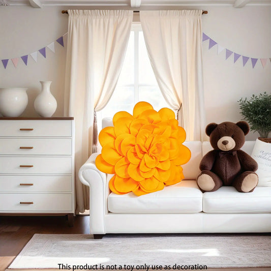 1pc, Flower Circular Sofa Cushion, Pillow, Bed Backrest, Car Sofa Cushion, Home Decor, Room Decor, Gift For Friends dealsjust