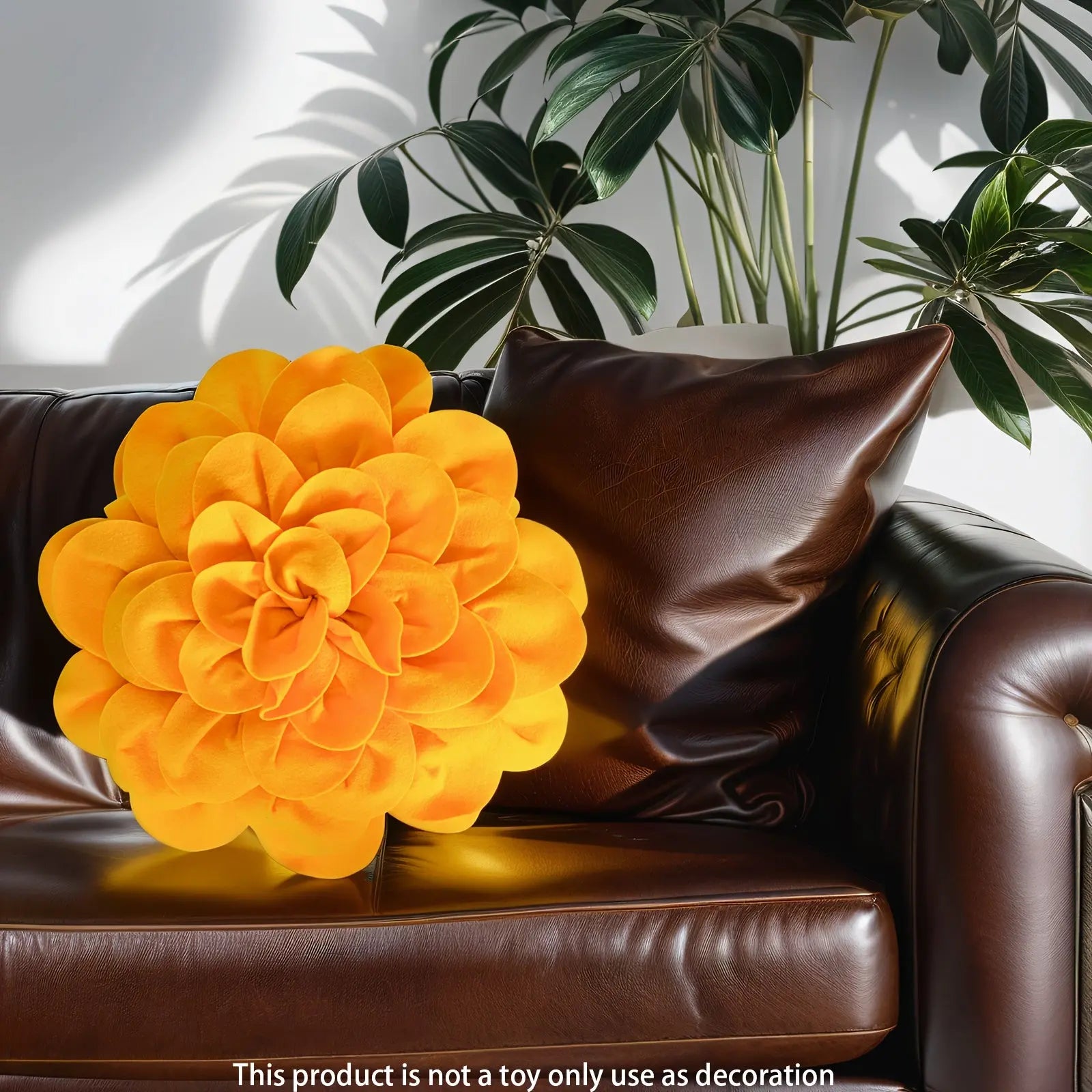 1pc, Flower Circular Sofa Cushion, Pillow, Bed Backrest, Car Sofa Cushion, Home Decor, Room Decor, Gift For Friends dealsjust