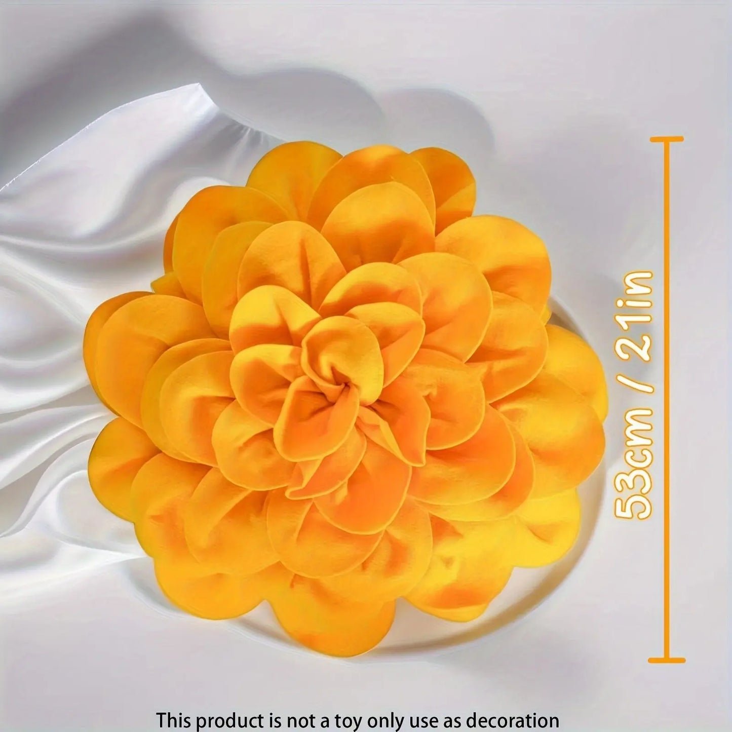 1pc, Flower Circular Sofa Cushion, Pillow, Bed Backrest, Car Sofa Cushion, Home Decor, Room Decor, Gift For Friends dealsjust