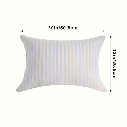 Plush 2-Pack Throw Pillow Inserts - Classic Striped, 100% Polyester, Machine Washable, All-Season Square Cushions for Back Sleepers dealsjust