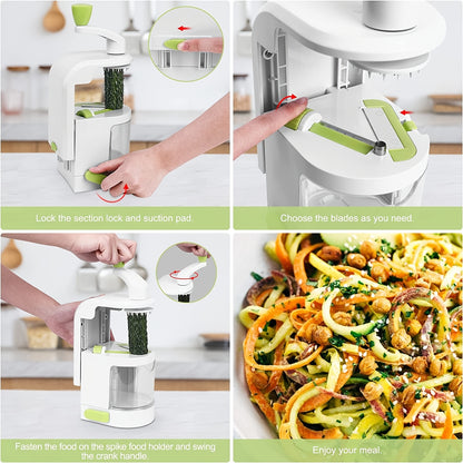 4Blade Veggie Spaghetti Shredder