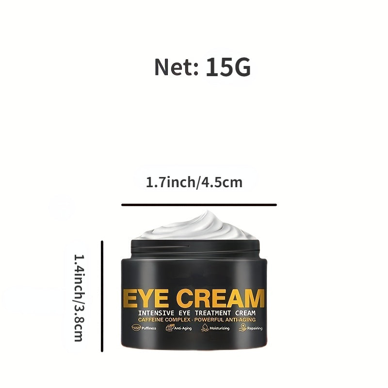 Eye Cream, Exclusive Natural& Organic Formula, Effectively Reduce The Look Of Fine Lines, Puffiness, Dark Circles And Under Eye Bags 15g