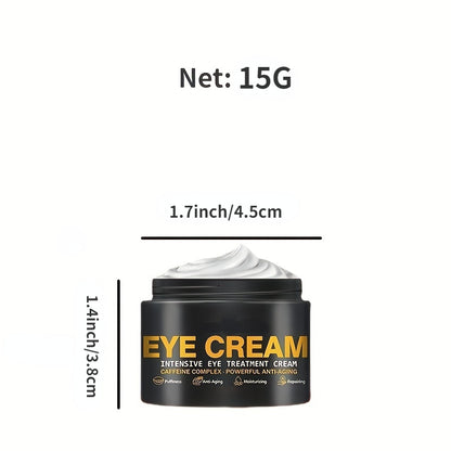 Eye Cream, Exclusive Natural& Organic Formula, Effectively Reduce The Look Of Fine Lines, Puffiness, Dark Circles And Under Eye Bags 15g