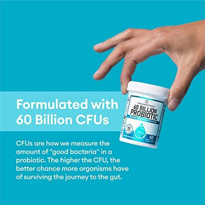 Organic Physician's Choice Probiotics 60 Billion CFU - 10