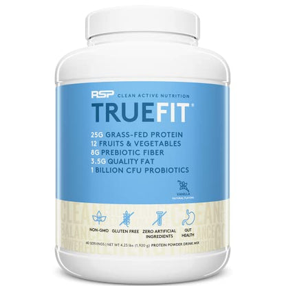 RSP TrueFit - Protein Powder Meal Replacement Shake for Weight Loss