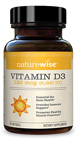 Organic NatureWise Vitamin D3 5000iu (125 mcg)