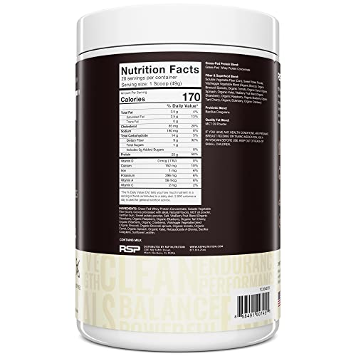RSP TrueFit - Protein Powder Meal Replacement Shake for Weight Loss
