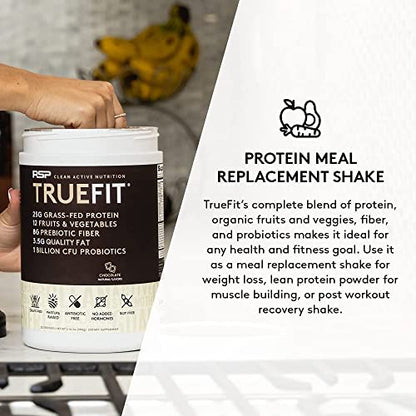 RSP TrueFit - Protein Powder Meal Replacement Shake for Weight Loss