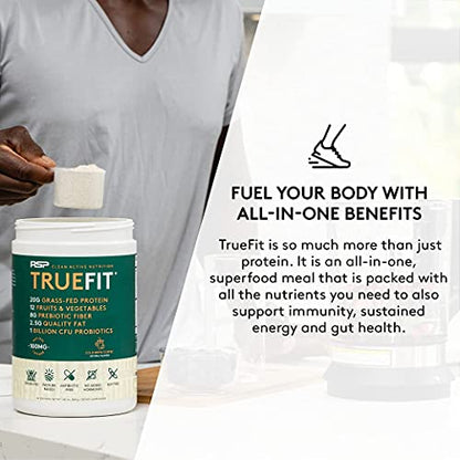 RSP TrueFit - Protein Powder Meal Replacement Shake for Weight Loss