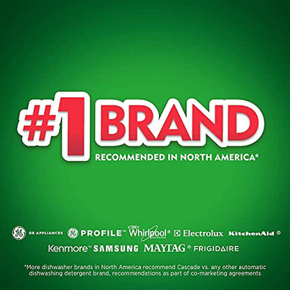 Cascade Platinum Dishwasher Pods, Actionpacs Dishwasher Detergent with Dishwasher Cleaner Action, Fresh Scent, 62 Count