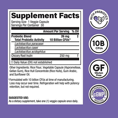 Physician's CHOICE Probiotics 60 Billion CFU - 10 Diverse Strains + Organic Prebiotic - Digestive & Gut Health - Supports Occasional Constipation, Diarrhea, Gas & Bloating - Probiotics For Women & Men