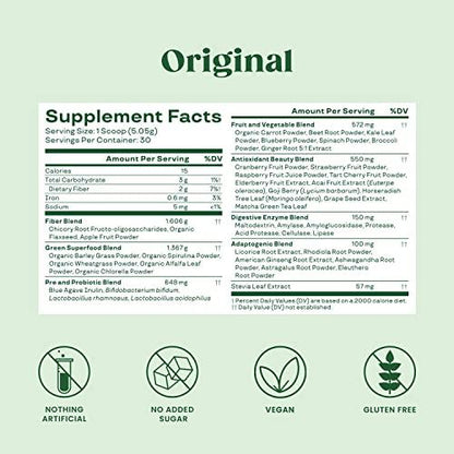 Organic Super Greens Powder Juice & Smoothie Mix