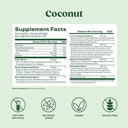 Organic Super Greens Powder Juice & Smoothie Mix