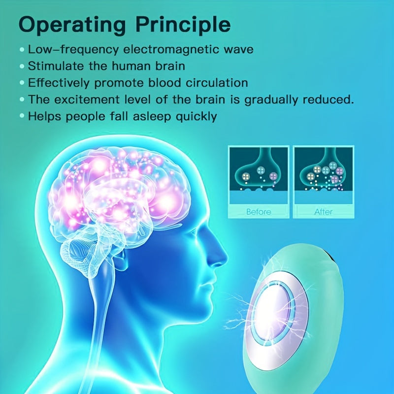Sleep Aid Device, Instrument Itended To Reduce Anxiety And Pressure Relief. Improves A Deep Sleep And Helps With Headaches. Best Gifts