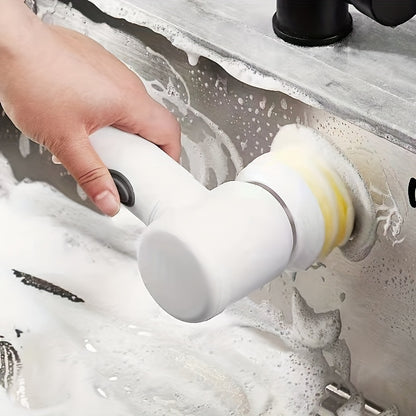 Wireless Electric Cleaning Brush, Housework Kitchen Dishwashing Brush, For Bathtub Tile Cleaning