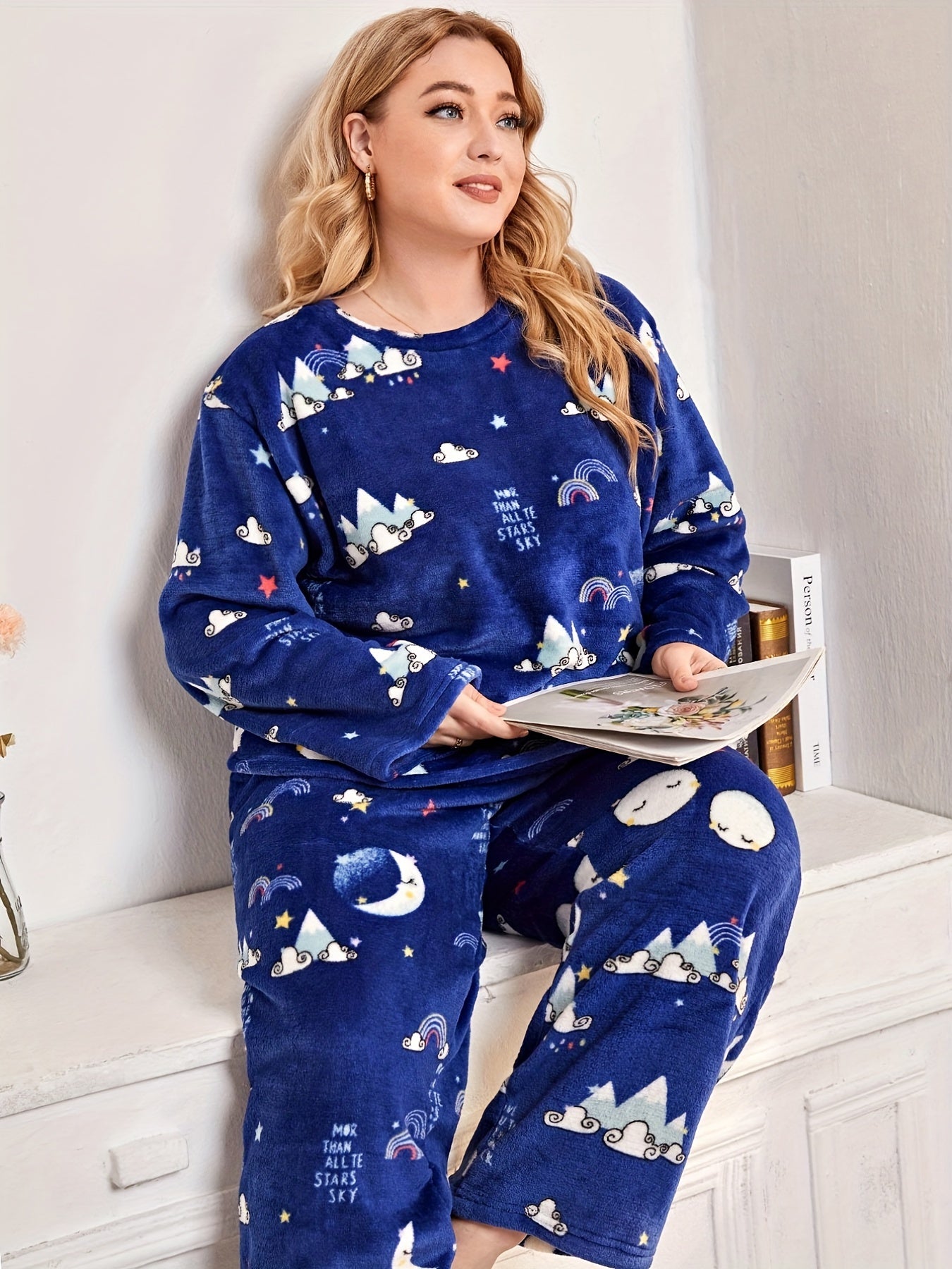 Chic Plus Size Pajama Set