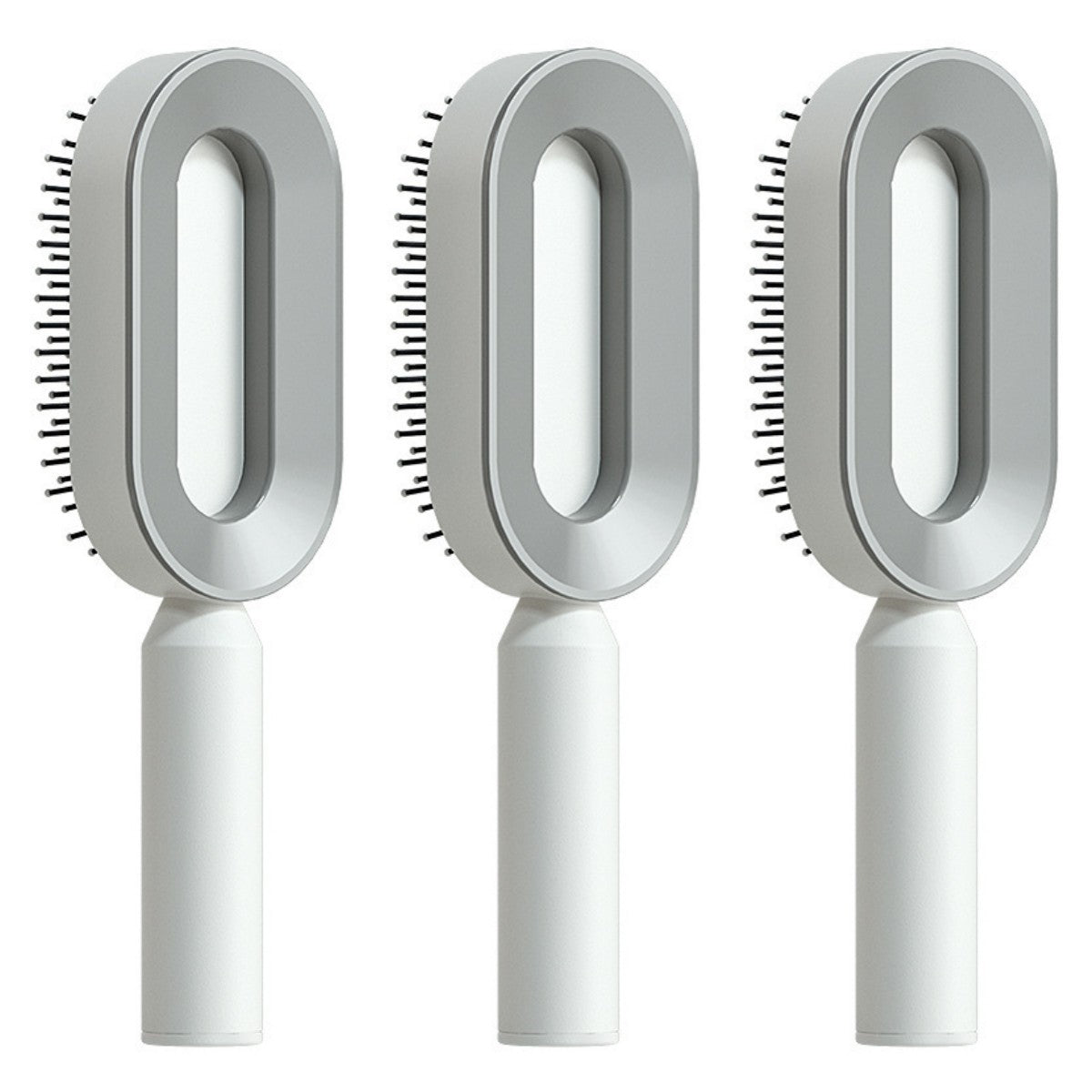 Self Cleaning Hair Brush For Women One-key Cleaning Hair Loss Airbag Massage Scalp Comb Anti-Static Hairbrush Set R