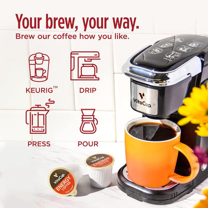 Slim Organic Coffee Pods with Diet Support  Bold Flavor